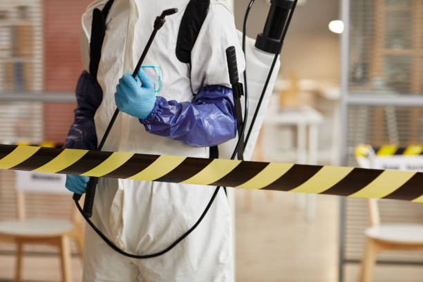 Professional Biohazard Cleanup technician working in Sea Cliff, NY
